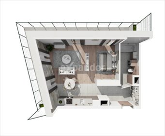 mieszkanie na sprzedaż 44m2 mieszkanie Katowice, Centrum, Sokolska