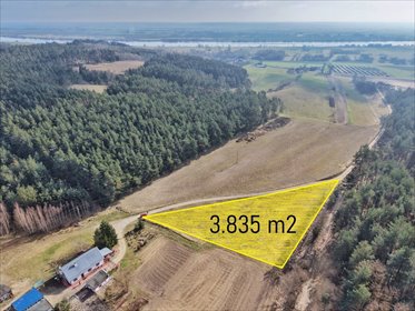 działka na sprzedaż 3835m2 działka Gniew, Jaźwiska