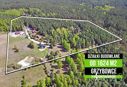 działka na sprzedaż 1624m2 działka Grzybowce