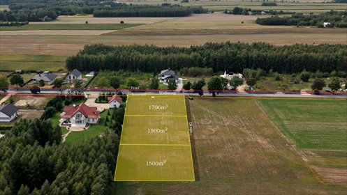 działka na sprzedaż 1500m2 działka Bogusławice