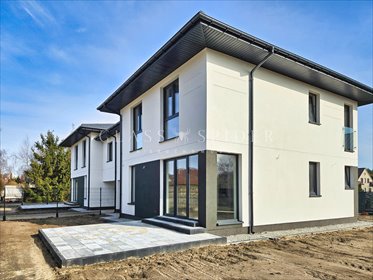 Nowoczesny dom 161 m2 z ogródkiem i garażem, bez prowizji dom Opacz-Kolonia, Tymiankowa