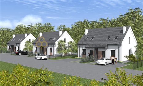 Nowoczesny bliźniak z 3 sypialniami i tarasem dom Zbrudzewo