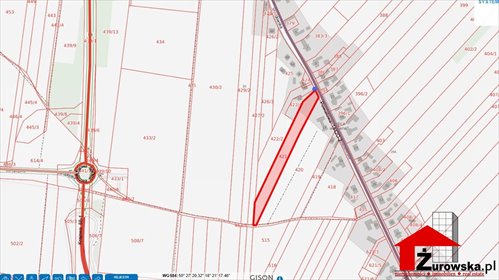 Na sprzedaż działka 6 250 m² pod zabudowę mieszkaniową i usługową działka Ujazd, Sieroniowice