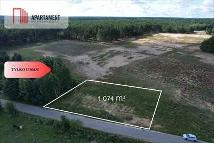 Działka budowlana 1074m² z WZ, las, cisza - polecam! działka Czersk