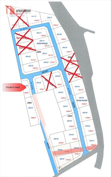 Sprzedam działkę 1000 m² z mediami w Czarżach działka Czarże