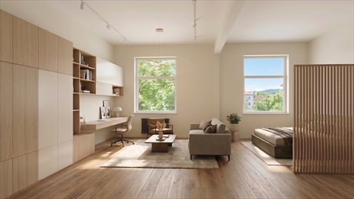 Do sprzedania przestronne 43 m² z antresolą w Łodzi mieszkanie Łódź, Bałuty, Rybna