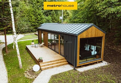 Działka Sucha 1100 m² z projektem domu modułowego działka Sucha, Nowa