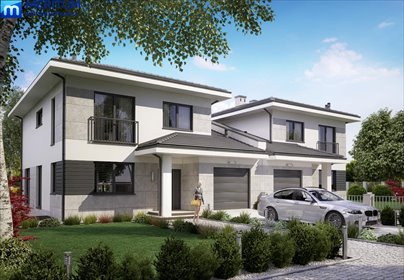 Nowoczesny bliźniak 133m2 z dużą działką, garażem dom Grodzisk Mazowiecki