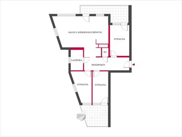 mieszkanie na sprzedaż 86m2 mieszkanie Poznań, Rataje, Katowicka