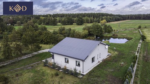 Dom z stawami i ogrodem zimowym w Gizałkach dom Wierzchy