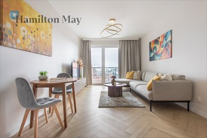 Nowoczesny 44 m² apartament z panoramicznym widokiem - polecam! mieszkanie Wrocław, Śródmieście, Jedności Narodowej