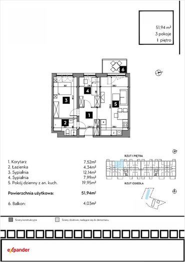 Nowoczesne 3-pokojowe mieszkanie z balkonem i windą mieszkanie Wrocław, Nowodworska