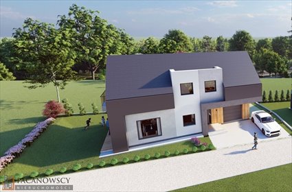Nowoczesny dom w Bibicach, 127,75 m2, garaż i balkon dom Bibice