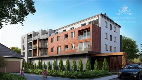 Mieszkanie 2 pok - 50,57 m² Krzyki z balkonem i garażem mieszkanie Wrocław, Krzyki, Klecina