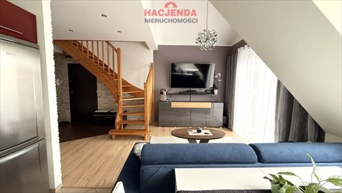 Dwupoziomowe 3 pokoje z antresolą, balkon, 75 m² mieszkanie Police, Bankowa