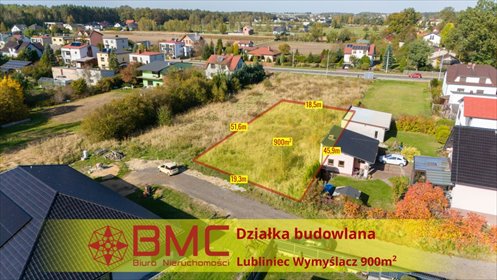 działka na sprzedaż 900m2 działka Lubliniec, Wymyślacz, Miętowa