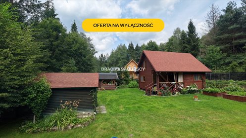 Działka 1835 m² z domem i lasem w Bystrej - polecam! działka Bystra