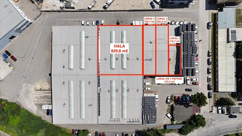 lokal użytkowy na sprzedaż 1445m2 lokal użytkowy Wrocław, Wrocław-Krzyki, Klecina, Wałbrzyska