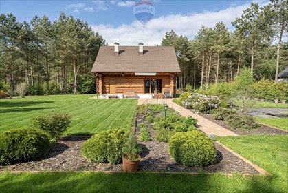 Urokliwy dom z bali przy lesie, 130 m², prywatność dom Stęszewko, Harcerska