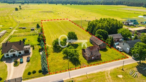 Na sprzedaż działka 8 800 m² w Kęszy z unikalną cegłą działka Kęsza