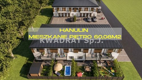 Nowoczesne 60m² z balkonem i 2 miejscami - polecam! mieszkanie Krążkowy, Hanulin