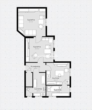 mieszkanie na sprzedaż 83m2 mieszkanie Kwidzyn