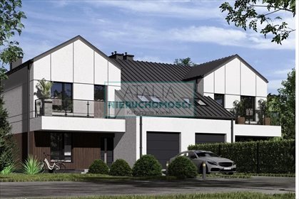 Nowoczesny dom 160 m² z garażem i ogrodem (Żelechów) dom Żelechów