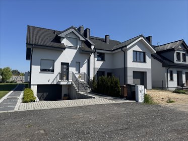 Nowoczesny bliźniak 126 m2 z garażem, blisko Poznania dom Kostrzyn, Kórnicka