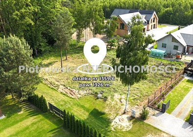 Działka budowlana z WZ, prąd, las, 1326 m² polecam działka Męcka Wola