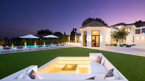 Luksusowa villa przy golfie z prywatnym kinem i panoramicznymi widokami. dom Nueva Andalucia - Aloha, Nueva Andalucia - Aloha