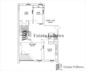 lokal użytkowy na wynajem 106m2 lokal użytkowy Kraków, św. Tomasza