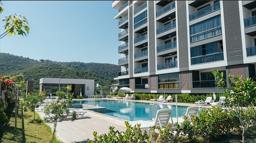 Stylowe 60 m² mieszkanie z basenem i zapleczem w Gazipaşa mieszkanie Pazarcı, Pazarcı, Gazipaşa, Antalya
