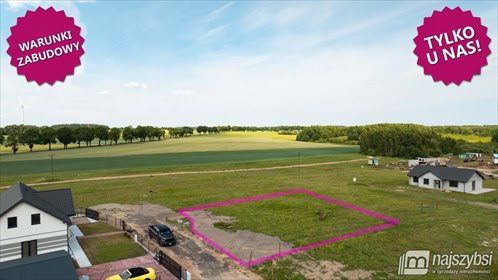 działka na sprzedaż 955m2 działka Siemyśl, Wieś