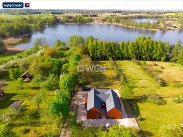 Luksusowy dom nad jeziorem na Mazurach, 120 m² dom Mołdzie