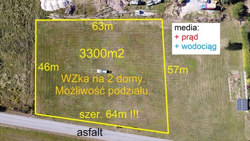 działka na sprzedaż 3300m2 działka Zajączków