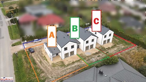 Nowoczesny dom 123 m² z garażem - Piotrków Tryb. dom Piotrków Trybunalski