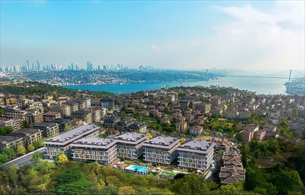 Nowoczesne 3-pokojowe mieszkanie z widokiem na Bosfor mieszkanie Çengelköy, Çengelköy, Üsküdar, Stambuł