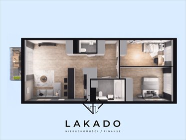 mieszkanie na sprzedaż 65m2 mieszkanie Kraków, Podgórze, Tadeusza Śliwiaka