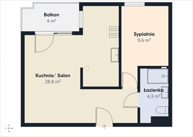 Nowoczesne 2-pokojowe mieszkanie z balkonem, garażem i zielonym patio mieszkanie Warszawa, Wola, Kolska