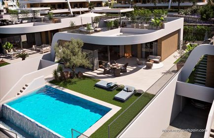 Nowoczesny dom 225 m² z basenem i tarasem w Finestrat dom Finestrat