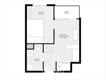 mieszkanie na sprzedaż 32m2 mieszkanie Gdańsk, Letnica, Starowiejska