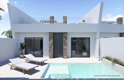 Nowoczesny dom z basenem, solarium i ogrodem dom Torre-Pacheco