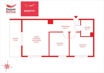 mieszkanie na sprzedaż 52m2 mieszkanie Gdańsk, Zaspa, Leszczyńskich