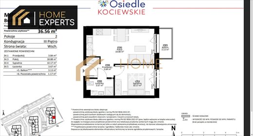 mieszkanie na sprzedaż 37m2 mieszkanie Tczew, Rokicka