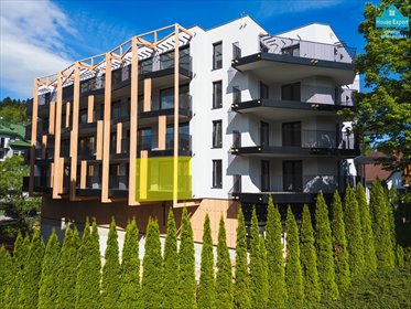 Na sprzedaż przestronny apartament 34,7 m² z balkonem w centrum Krynicy-Zdrój mieszkanie Krynica-Zdrój