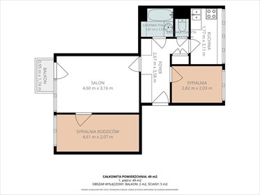 Zapraszam do 48 m² mieszkania z dużym potencjałem i balkonem mieszkanie Lublin, Zbigniewa Herberta