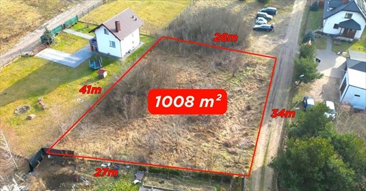 Na sprzedaż działka 1008 m² w Nowe Grochale z możliwością budowy domu działka Nowe Grochale