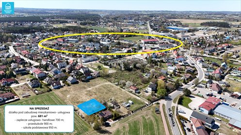 Działka 681 m² z MPZP pod dom i usługi w Chwaszczynie. działka Chwaszczyno, Marii Konopnickiej