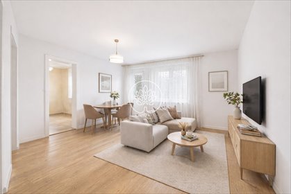 Przestronne mieszkanie do remontu, 58,7 m², parter, balkon mieszkanie Toruń, Podgórz