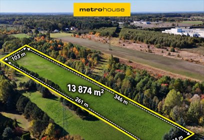 Na sprzedaż działka inwestycyjna 13 874 m² w Adamowicach działka Adamowice, Styropianowa